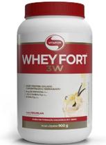 Whey Protein Fort 3W de 900 g Sabor Baunilha - Vitafor