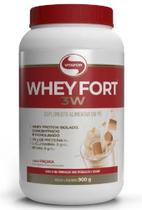 Whey Protein Fort 3W de 900g Sabor Paçoca - Vitafor