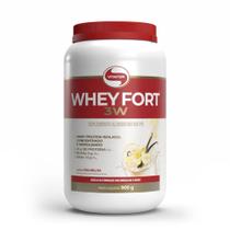 Whey Protein Fort 3W Vitafor Sabor Baunilha 900g