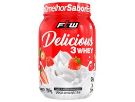 Whey Protein FTW Delicious 3 Chantilly com Morango 900g Whey Protein FTW Delicious 3 Chantilly com Morango 900g