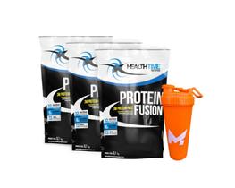 Whey Protein Fusion3w Heath time (6,3kg)+ Coqueteleira 700 ml - health time