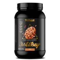 Whey protein gold 3w topway 900g concentrado isolado e hidrolisado menos carbo