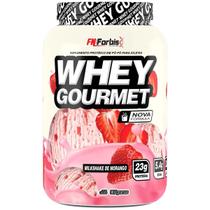 Whey Protein Gourmet 900G Fn Forbis (Milkshake Morango)