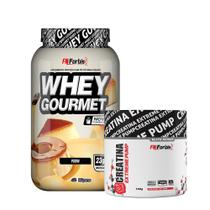 Whey Protein Gourmet Pote 907g + Creatina Extreme Pump150g - FN Forbis