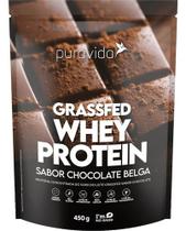 Whey Protein Grassfed Chocolate Belga 450g Puravida