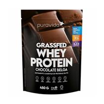 Whey Protein Grassfed Concentrado Chocolate Puravida 450g