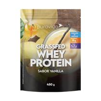 Whey Protein Grassfed Concentrado Vanilla Puravida 450g