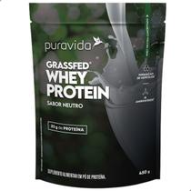 Whey Protein Grassfed Natural 450g Pura Vida