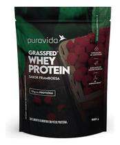 Whey Protein Grassfed Puravida Framboesa 900g Sabor:Framboesa