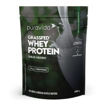 Whey Protein Grassfed Sabor Neutro Puravida 450g