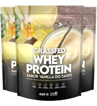 Whey Protein Grassfed Vanilla Do Tahiti 3 X 900g Puravida