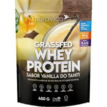 Whey Protein Grassfed Vanilla Do Tahiti 450g Puravida