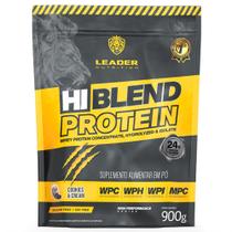 Whey Protein Hi-Blend 900g Leader Nutrition - Sabor Cookies And Cream