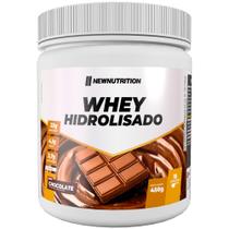 Whey Protein Hidrolisado 450g Chocolate - 100% Proteína Hidrolisada Auxilia na Formação NEWNUTRITION