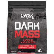 Whey Protein Hipercalórico Dark Mass 3kg Whey Protein Creatina Albumina Waxy Maize Zero Gordura Ganho de Massa Muscular