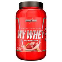 Whey Protein Integralmedica My Whey 900g Pote Morango Whey Protein Integralmedica My Whey 900g Pote Morango