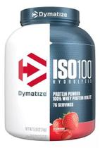 Whey Protein Iso100 Dymatize Hidrolisado 2,3kg Importado Sabor Morango