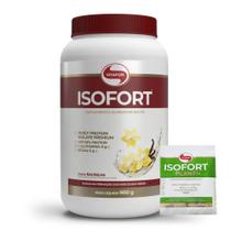 Whey Protein Isofort (900g) - Vitafor + Sachê Whey Variado
