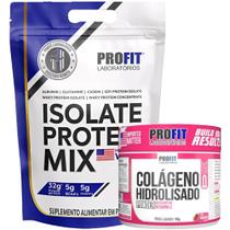 Whey Protein Isolado 1,8kg + Colágeno Hidrolisado com Vitamina C 150g - Profit