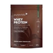 Whey Protein Isolado 450g Puravida Proteína Isolada:Dark Chocolate