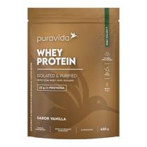 Whey Protein Isolado 450g Refil Vanilla Pura Vida Whey Protein Isolado 450g Refil Vanilla Pura Vida