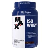 Whey Protein Isolado Chocolate 26g de Proteína 900g Max Titanium