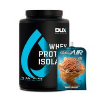 Whey Protein Isolado Diversos Sabores - 900g Dux Nutrition + Sachê Variado