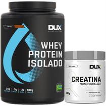 Whey Protein Isolado Dux 900g + Creatina Monoidratada 100%Pura Dux 300g