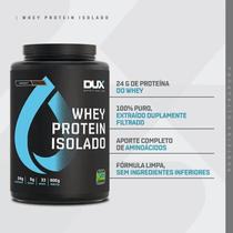 Whey protein isolado dux nutrition 900 gr - proteína pura e natural