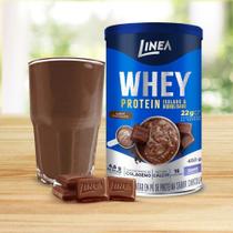 Whey Protein Isolado E Hidrolisado Sabor Chocolate Lata 450G - Linea