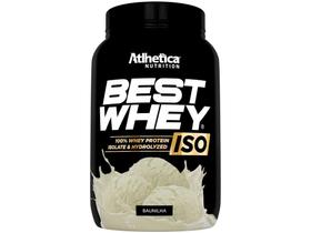 Whey Protein Isolado Hidrolisado Atlhetica - Nutrition Best Whey ISO 900g Baunilha sem Açúcar