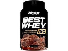 Whey Protein Isolado Hidrolisado Atlhetica - Nutrition Best Whey ISO 900g Brigadeiro sem Açúcar