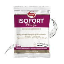 Whey Protein Isolado - Isofort Beauty - 15 sachês 25g neutro - Vitafor