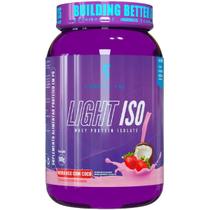 Whey Protein Isolado Light Iso 900G Canibal Morango Com Coco