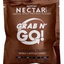 Whey Protein Isolado Nectar Grab N Go Syntrax Sache 28g Sabor Chocolate Truffle