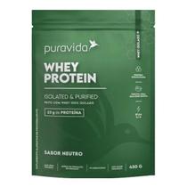 Whey Protein Isolado Puravida, Proteína Iso, 450g