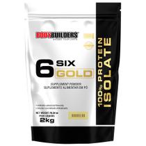 Whey Protein Isolado Six Gold 2 Kg Exclusivo- Suplemento em pó para Aumento de Massa Muscular - Bodybuilders