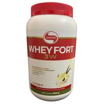 whey protein isolado vitafor fort 3w concentrado e hidrolisado 24g de proteína 900g diversos sabores