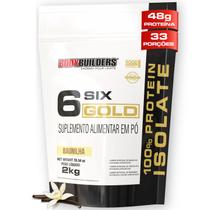 Whey Protein Isolate 6 Six Gold 2kg Bodybuilders
