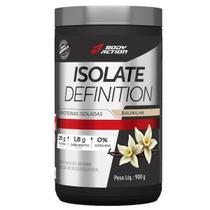 Whey Protein Isolate Definition Body Action Baunilha 900g -