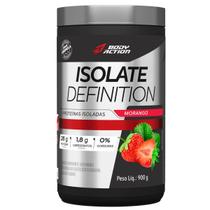 Whey Protein Isolate Definition Body Action Morango 900g -