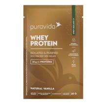 Whey Protein Isolated & Purified Natural Vanilla PuraVida 30g Whey Protein Isolated & Purified Natural Vanilla PuraVida 30g
