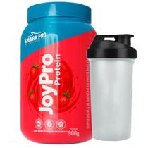 Whey Protein JoyPro Iogurte Morango 900g Coqueteleira Shark Whey Protein JoyPro Iogurte Morango 900g Coqueteleira Shark