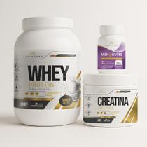 Whey Protein Leite+Creatina Monohidratada+Ômega 3, 6 e 9