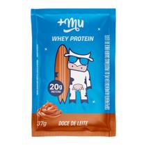 Whey Protein Mais Mu Sabor Doce de Leite com 20g de Proteína Sachê 37g Whey Protein Mais Mu Sabor Doce de Leite com 20g de Proteína Sachê 37g