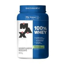 Whey Protein Max Titanium 100% Pistache Chocolate Branco 900g Whey Protein Max Titanium 100% Pistache Chocolate Branco 900g