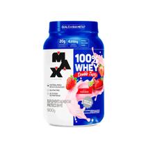 whey protein Max titanium double tasty 900g Morango whey protein Max titanium double tasty 900g Morango