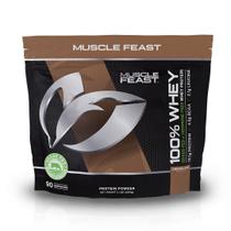 Whey Protein Muscle Feast 100% chocolate alimentado com capim 2,27 kg