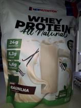 Whey protein new 900g baunilha all natural - NEW NUTRITION