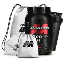 Whey Protein Nitro Tech Gold 1kg + Kit Academia Branco - Muscletech (double Chocolate)
